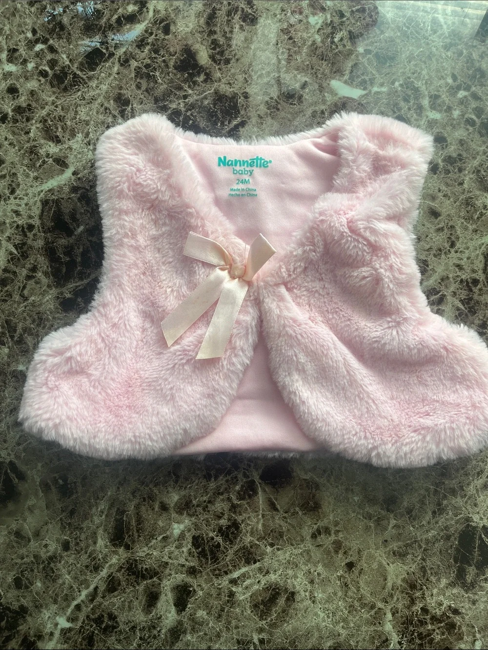 Pink Fur Vest
